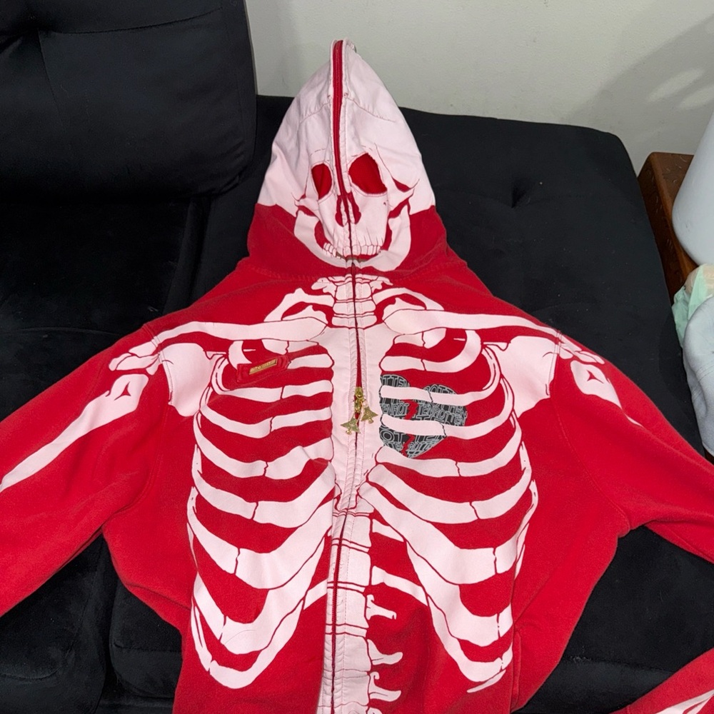 LrG Dead Serious hoodie red XL jacket